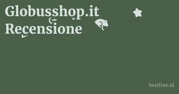 Globusshop.it Recensione 1 by BestFREE.nl