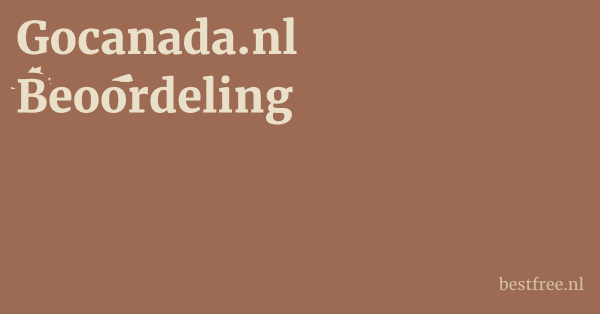 Gocanada.nl Beoordeling 1 by BestFREE.nl