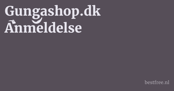 Gungashop.dk Anmeldelse 1 by BestFREE.nl