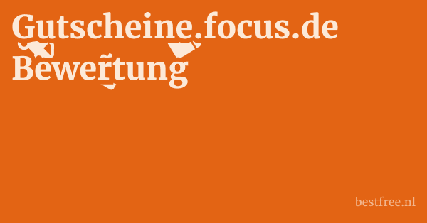 Gutscheine.focus.de Bewertung 1 by BestFREE.nl