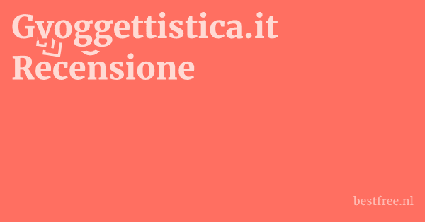 Gvoggettistica.it Recensione 1 by BestFREE.nl