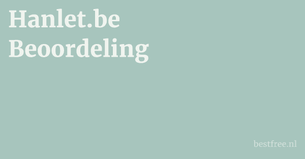 Hanlet.be Beoordeling 1 by BestFREE.nl