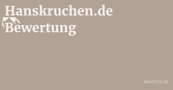 Hanskruchen.de Bewertung 1 by BestFREE.nl