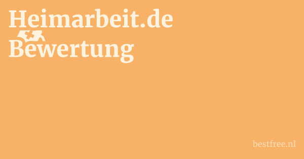 Heimarbeit.de Bewertung 1 by BestFREE.nl