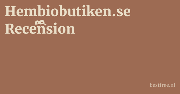 Hembiobutiken.se Recension 1 by BestFREE.nl