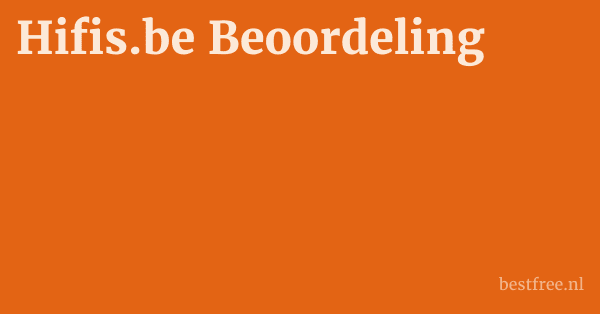 Hifis.be Beoordeling