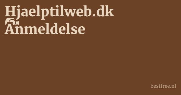 Hjaelptilweb.dk Anmeldelse 1 by BestFREE.nl