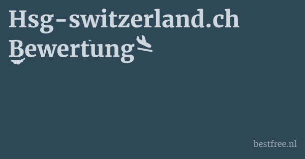 Hsg-switzerland.ch Bewertung 1 by BestFREE.nl