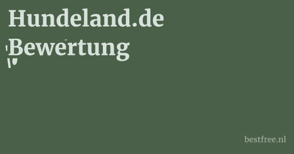 Hundeland.de Bewertung 1 by BestFREE.nl