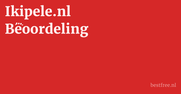 Ikipele.nl Beoordeling 1 by BestFREE.nl