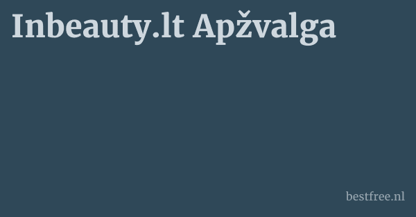 Inbeauty.lt Apžvalga