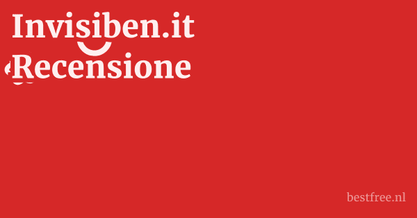 Invisiben.it Recensione 1 by BestFREE.nl