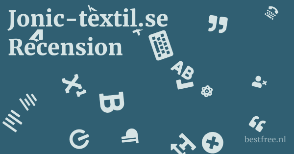 Jonic-textil.se Recension 1 by BestFREE.nl