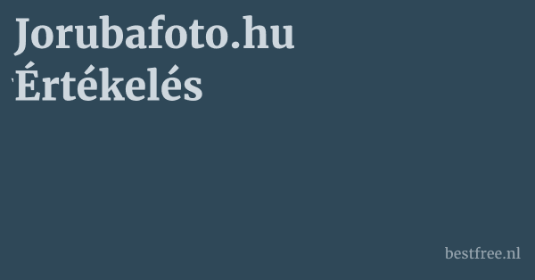 Jorubafoto.hu Értékelés 1 by BestFREE.nl