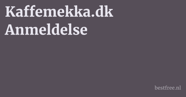 Kaffemekka.dk Anmeldelse 1 by BestFREE.nl