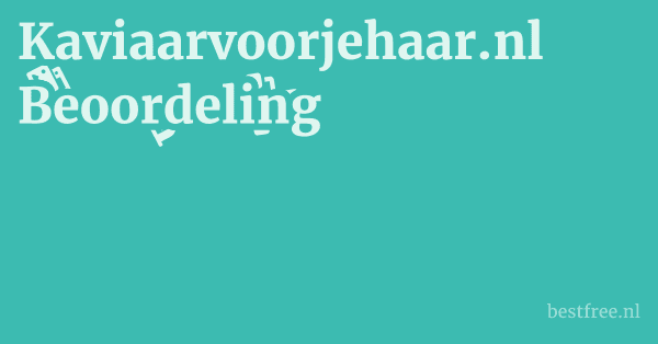 Kaviaarvoorjehaar.nl Beoordeling 1 by BestFREE.nl