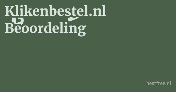 Klikenbestel.nl Beoordeling 1 by BestFREE.nl