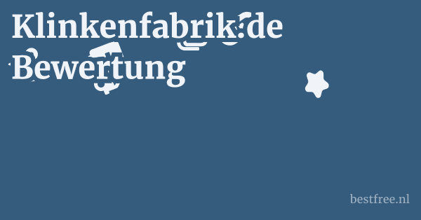 Klinkenfabrik.de Bewertung 1 by BestFREE.nl