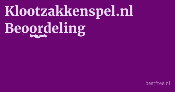 Klootzakkenspel.nl Beoordeling 1 by BestFREE.nl