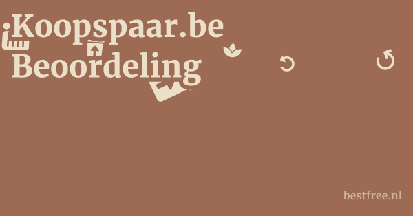 Koopspaar.be Beoordeling 1 by BestFREE.nl