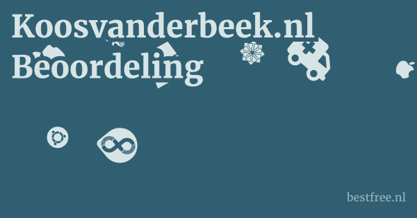 Koosvanderbeek.nl Beoordeling 1 by BestFREE.nl