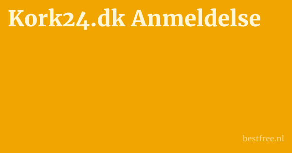 Kork24.dk Anmeldelse 1 by BestFREE.nl