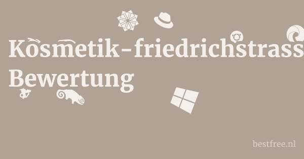 Kosmetik-friedrichstrasse.de Bewertung 1 by BestFREE.nl