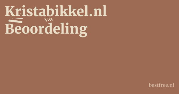 Kristabikkel.nl Beoordeling 1 by BestFREE.nl