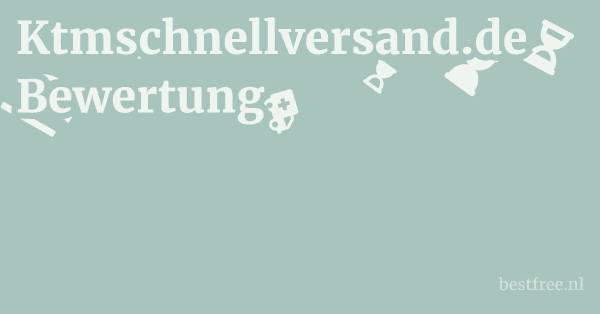 Ktmschnellversand.de Bewertung 1 by BestFREE.nl