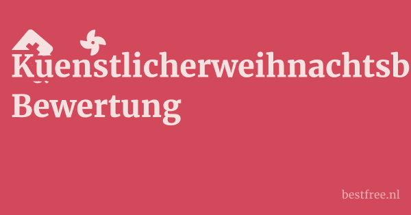 Kuenstlicherweihnachtsbaum.de Bewertung 1 by BestFREE.nl