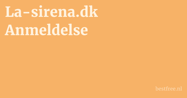 La-sirena.dk Anmeldelse 1 by BestFREE.nl