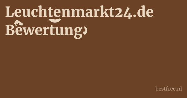 Leuchtenmarkt24.de Bewertung 1 by BestFREE.nl