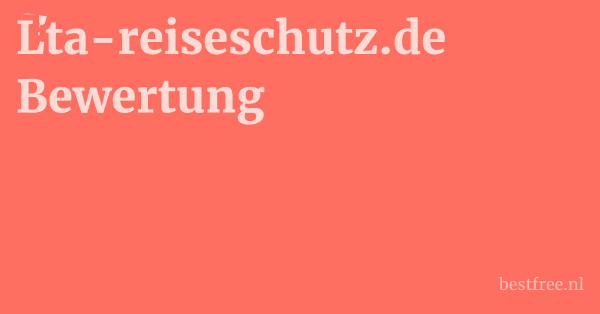 Lta-reiseschutz.de Bewertung 1 by BestFREE.nl