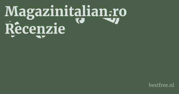 Magazinitalian.ro Recenzie