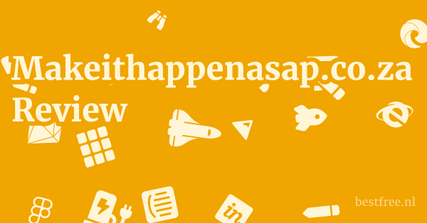 Makeithappenasap.co.za Review