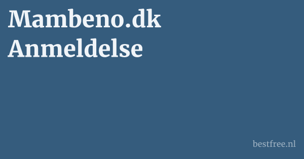 Mambeno.dk Anmeldelse 1 by BestFREE.nl