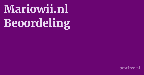 Mariowii.nl Beoordeling 1 by BestFREE.nl