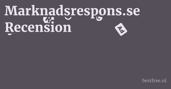 Marknadsrespons.se Recension 1 by BestFREE.nl
