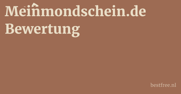 Meinmondschein.de Bewertung 1 by BestFREE.nl