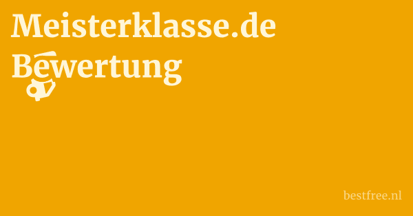 Meisterklasse.de Bewertung 1 by BestFREE.nl
