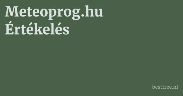 Meteoprog.hu Értékelés 1 by BestFREE.nl