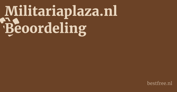 Militariaplaza.nl Beoordeling 1 by BestFREE.nl