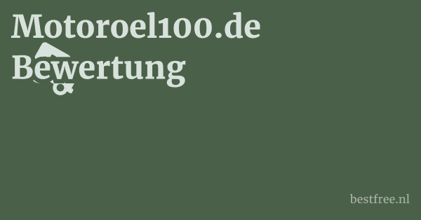 Motoroel100.de Bewertung 1 by BestFREE.nl