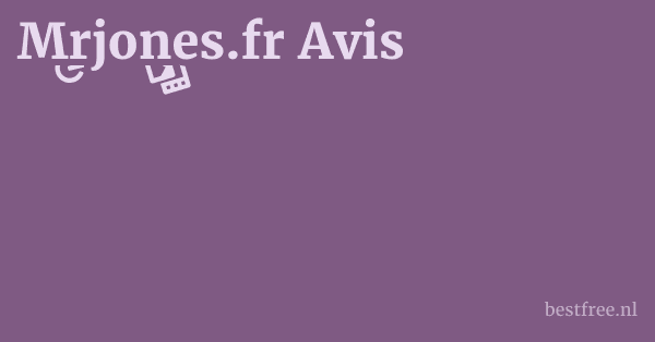 Mrjones.fr Avis 1 by BestFREE.nl