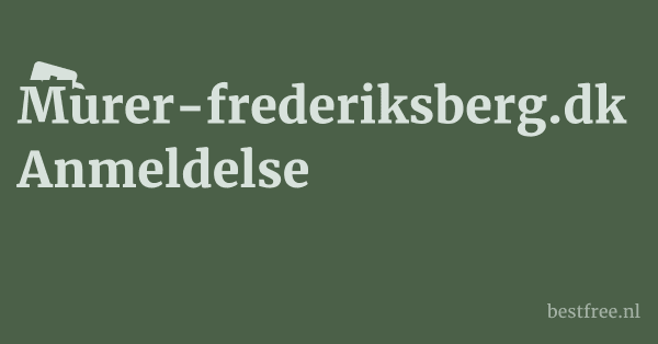 Murer-frederiksberg.dk Anmeldelse 1 by BestFREE.nl