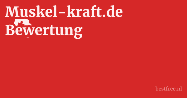 Muskel-kraft.de Bewertung 1 by BestFREE.nl