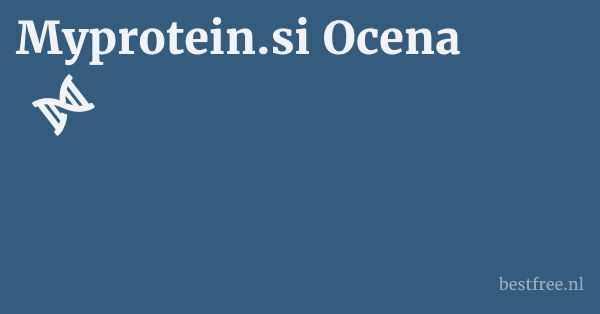 Myprotein.si Ocena 1 by BestFREE.nl