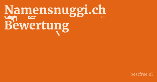 Namensnuggi.ch Bewertung 1 by BestFREE.nl