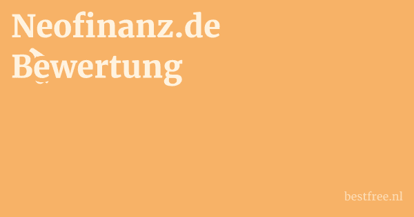Neofinanz.de Bewertung 1 by BestFREE.nl