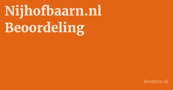 Nijhofbaarn.nl Beoordeling 1 by BestFREE.nl